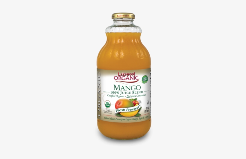 Lakewood Organic Mango Juice Blend, 32 Ounce - Organic Pineapple Juice, transparent png download