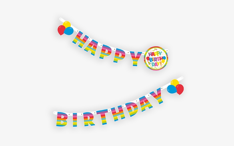 "happy Birthday" - Susy Card Girlanden-kette Happy Birthday, transparent png download