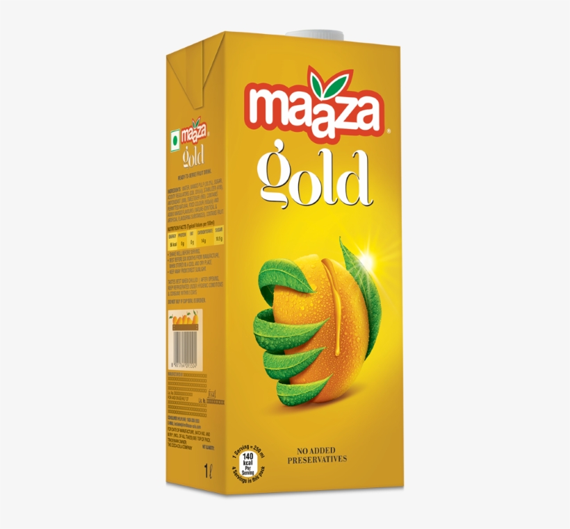 Launched In The 1970s, Maaza Has An Impressive Heritage - Maaza Gold, transparent png download
