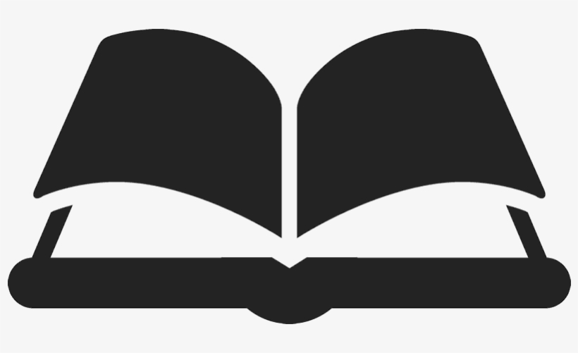 Open Book Rubber Stamp - Library, transparent png download
