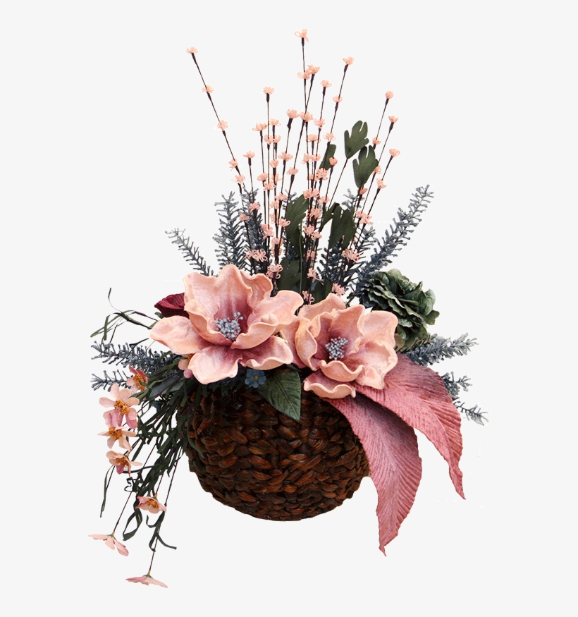 European Pastoral Home Simulation Flower Wall Hanging - Wall, transparent png download