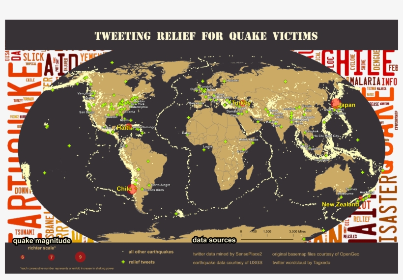 Earthquake Tweets, Map - Burgess Shale Map Canada, transparent png download