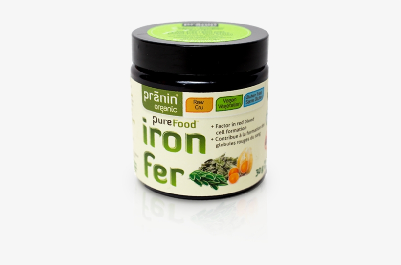 Pranin Purefood Iron - Purefood Iron, 30g (30 Days), transparent png download