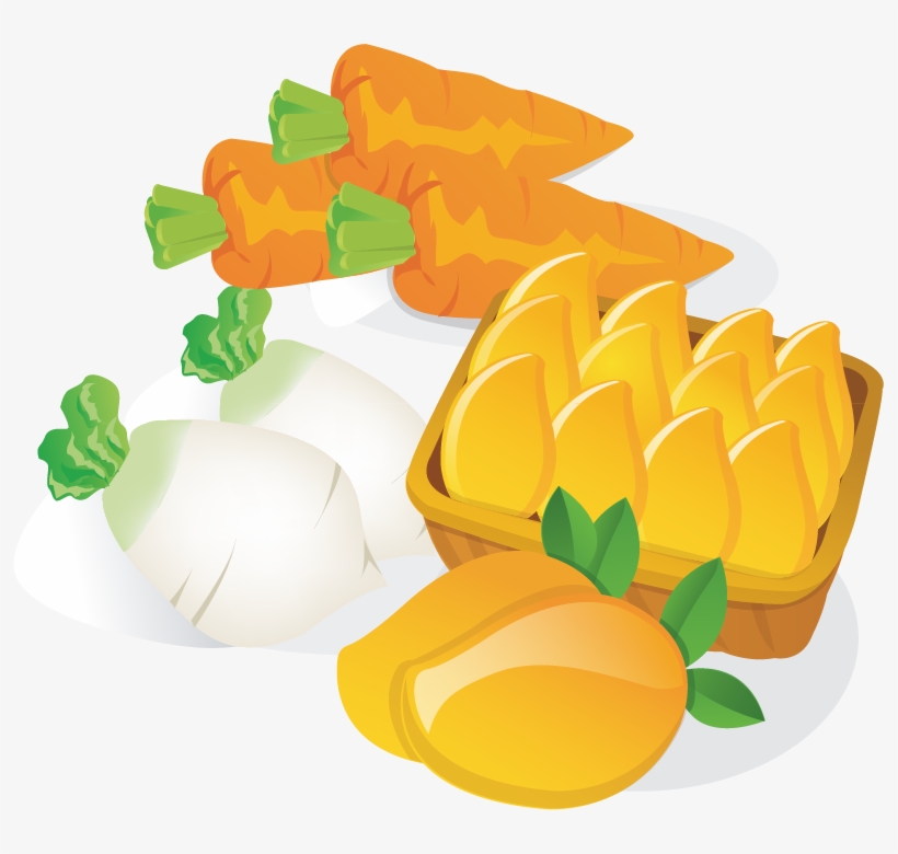 Mango Clipart Vector - Vegetable Vector, transparent png download