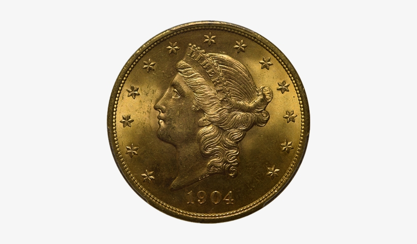 $20 Liberty Gold Double Eagles - Cash, transparent png download