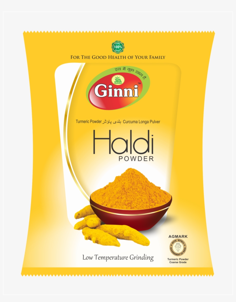 Ginni Haldi Powder - Whole Grain, transparent png download