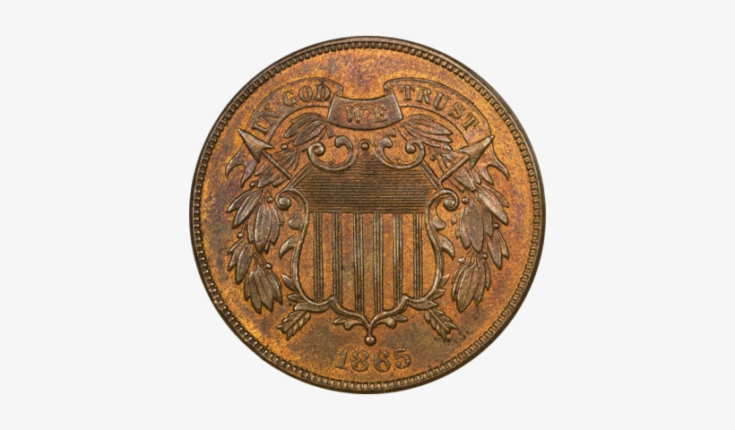 The Two-cent Piece As Issued - Penny, transparent png download