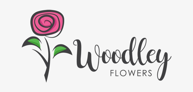 Woodley Flowers Logo - Flowers Logo, transparent png download
