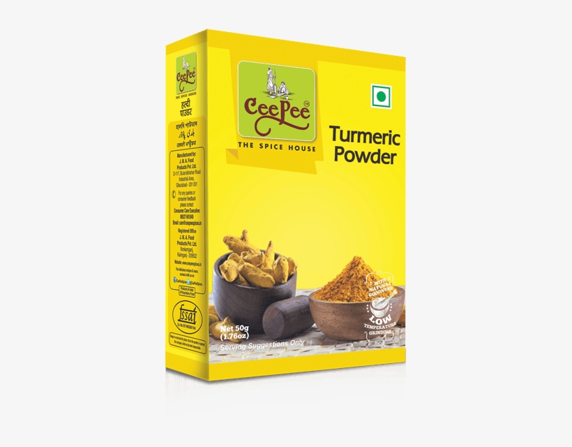 Haldi Powder - Cee Pee Turmeric Powder, 500g, transparent png download