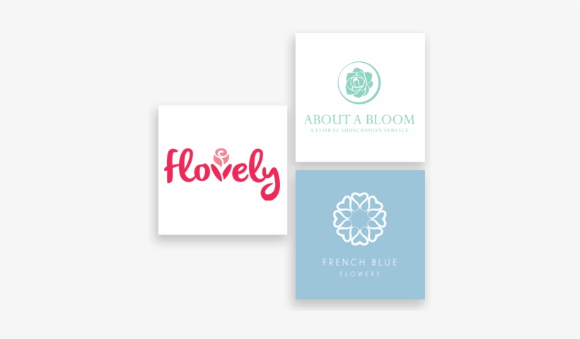 Floral Logo Examples - Flower Logo 99 Design, transparent png download