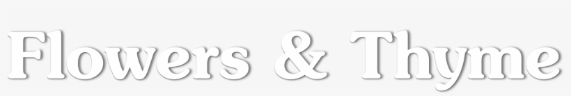 Flowers & Thyme, transparent png download