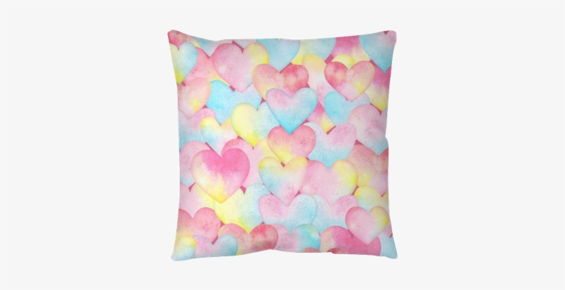 Watercolor Background With Hearts In Pastel Tender - Fondos Para Mujeres Tiernas, transparent png download