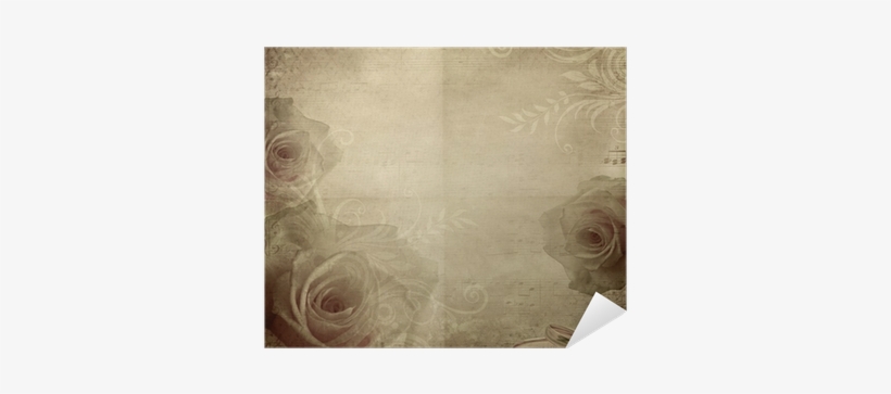 Vintage Beautiful Wedding Background Poster • Pixers® - Garden Roses, transparent png download