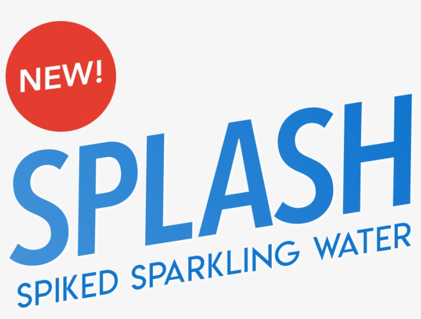 Splash Spiked Sparkling Water, transparent png download