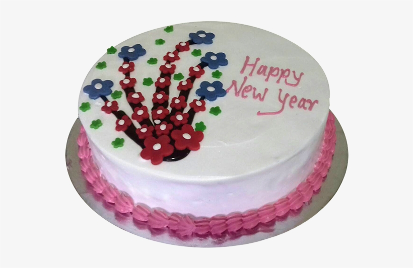 New Year Black Forest Cake - Chocolate Cake, transparent png download