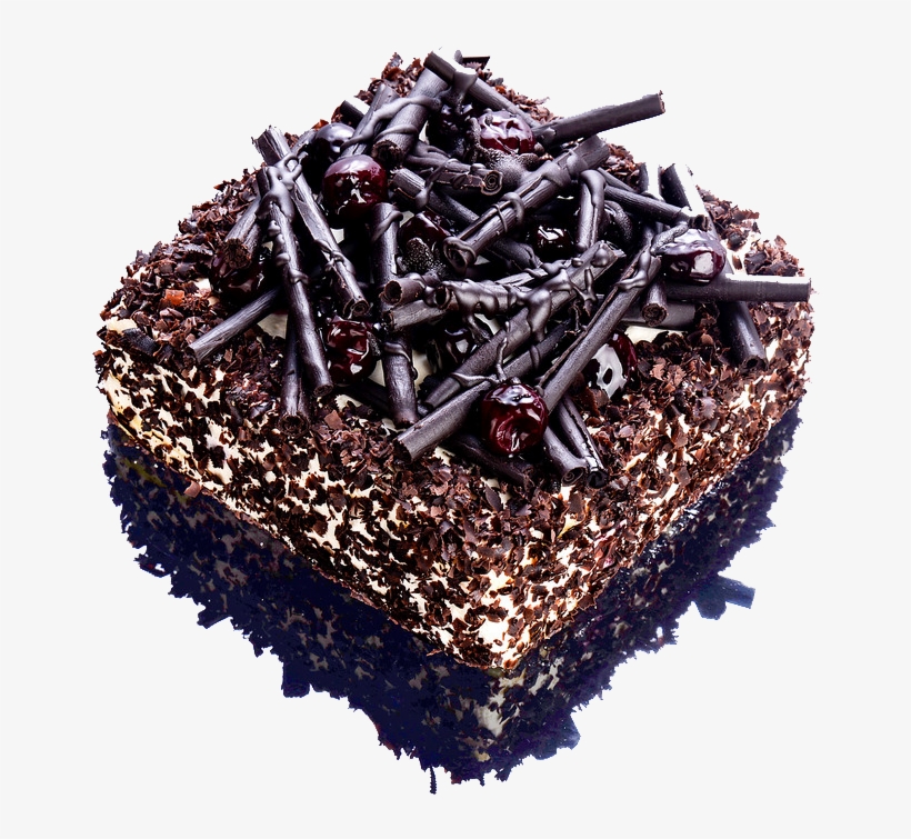 Black Forest Gateau Chocolate Cake Birthday Cream - Cake, transparent png download