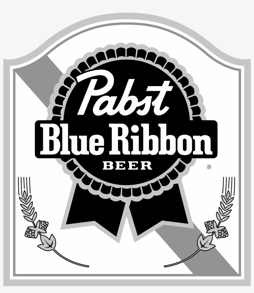 Pabst Blue Ribbon Logo Png Transparent - Pabst Blue Ribbon Vector, transparent png download