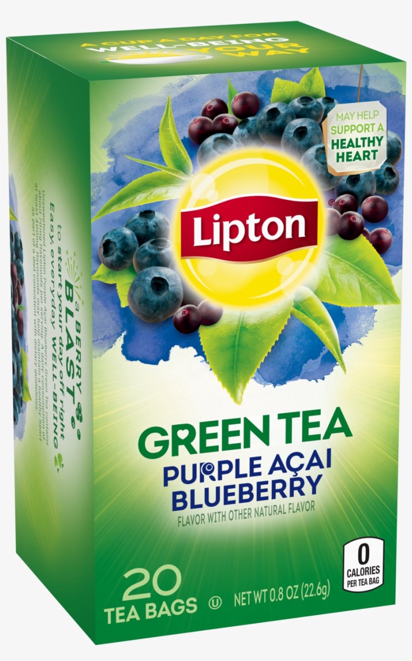 Lipton Green Tea, Decaffeinated, 40 Count, transparent png download