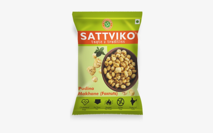 Sattviko Pudina Makhane - Sattviko Pudina Makhane, 21g (pack Of 3), transparent png download