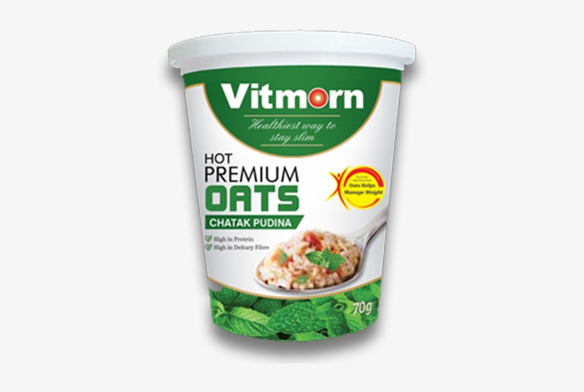 Hot Premium Oats Chatak Pudina - Food, transparent png download