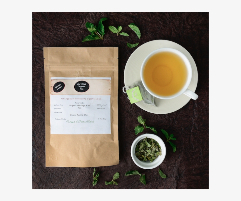 Organic Moringa Mint Tea - Tea, transparent png download