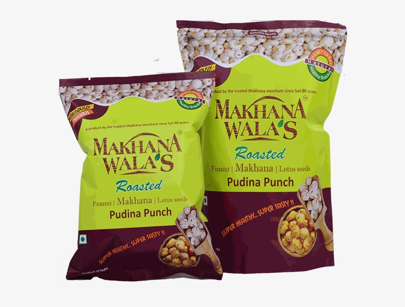 Roasted Makhana - Makhanawala's Roasted Makhana, Salt And Pepper, 2x80g, transparent png download