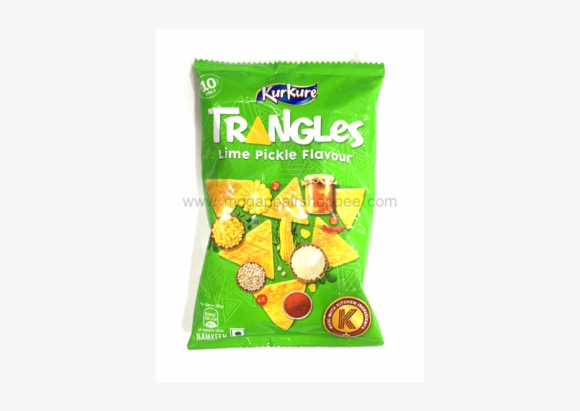 Kurkure Trangles Lime Pickle Flavour 45g - Kurkure, transparent png download