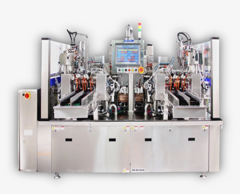 Premade Pouch Filling Machine Quad Front - Viking Masek Packaging Machine, transparent png download