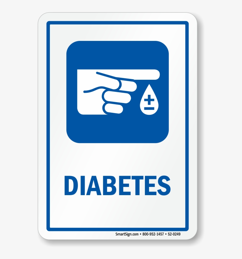 Diabetes Hospital Sign With Finger Blood Drop Symbol - Acupuncture Sign, transparent png download