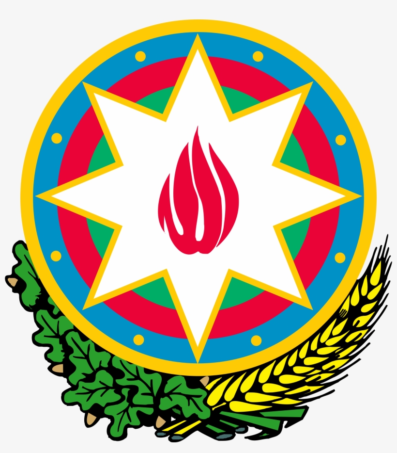 National Emblem Of Azerbaijan - Azerbaijan Emblem, transparent png download