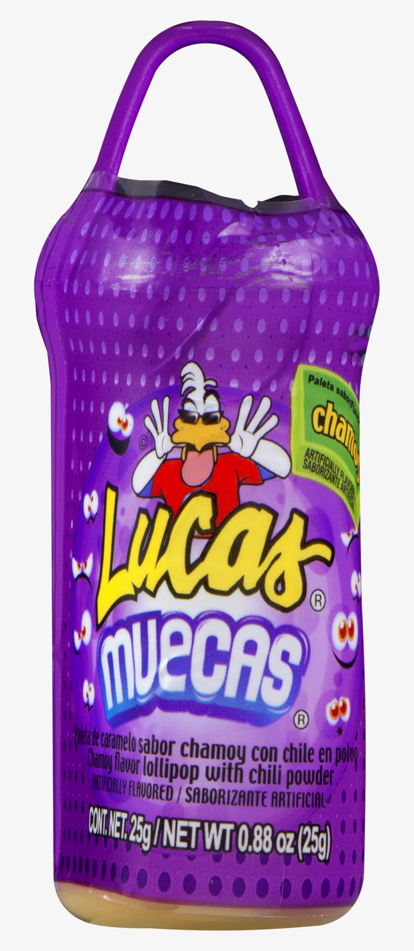 Lucas Muecas Lollipop, Mango Flavor, With Chili Powder, transparent png download
