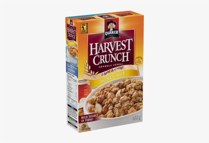 Light & Crisp - Quaker Harvest Crunch Light & Crisp Honey Nut Granola, transparent png download