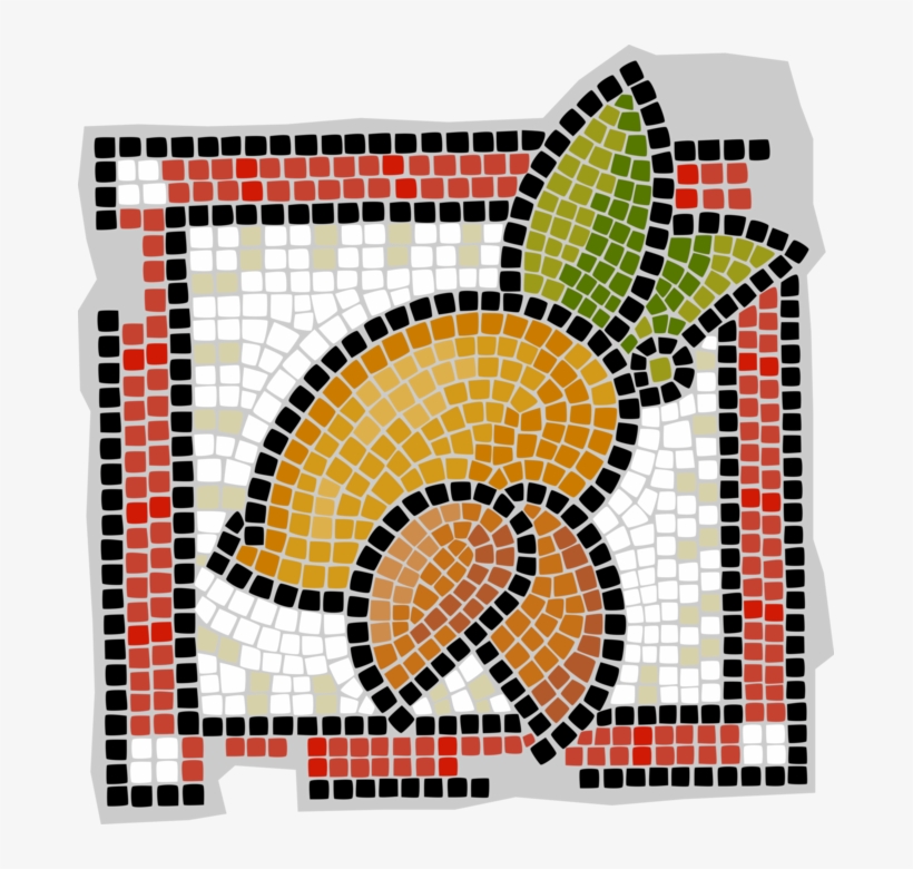 Mango Fruit Image Illustration Of Decorative Mangos - Mosaic, transparent png download