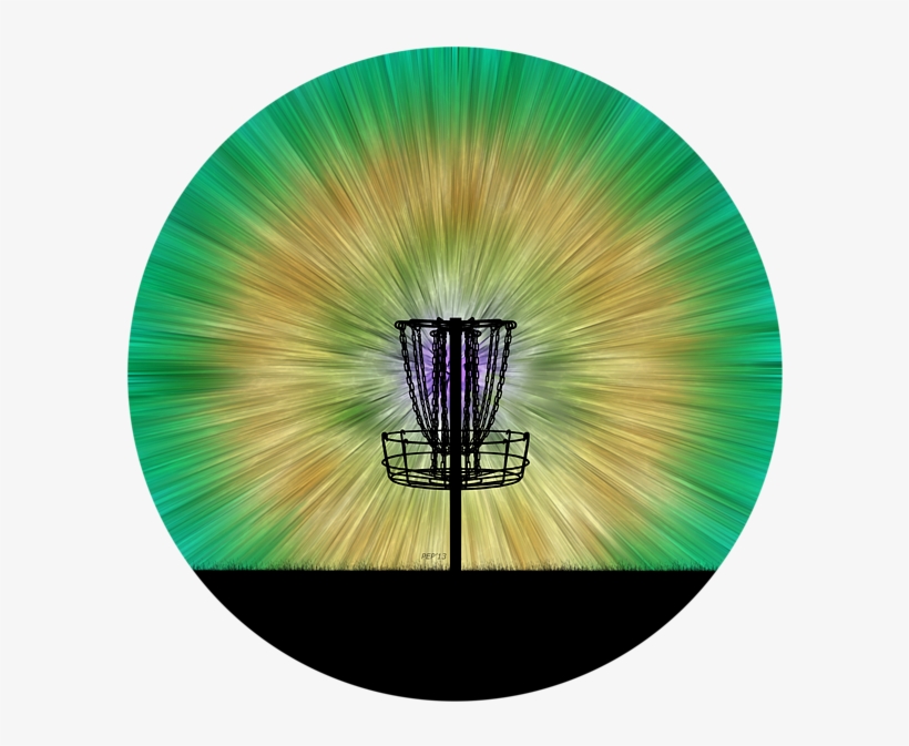 Disc Golf Basket By - Cafepress Tie Dye Disc Golf Basket Throw Blanket, transparent png download