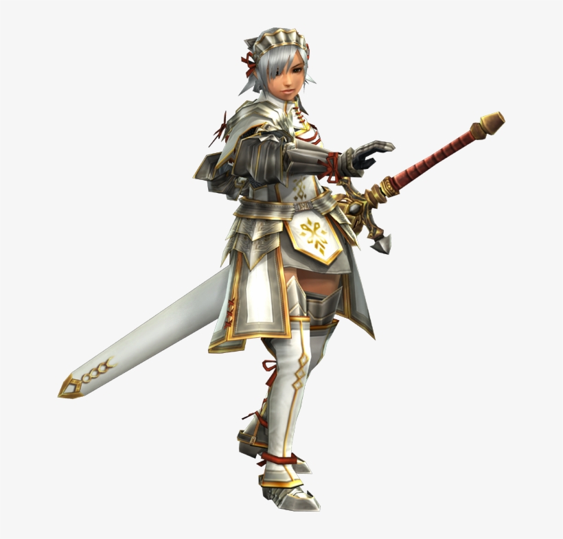 Long Sword Monster Hunter Download - モンハン 女性, transparent png download