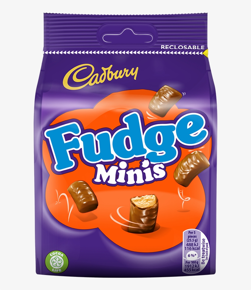 Cadbury Fudge Minis - Cadbury Fudge Minis 120g, transparent png download