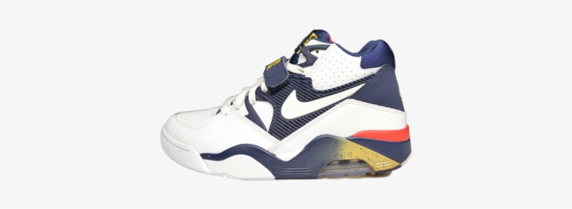 Nike Air Force 180 9.5 Shoes White / Midnight Navy, transparent png download