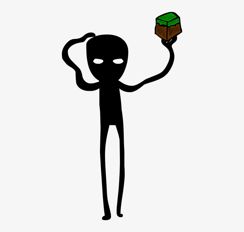 Notch - Enderman Minecraft, transparent png download