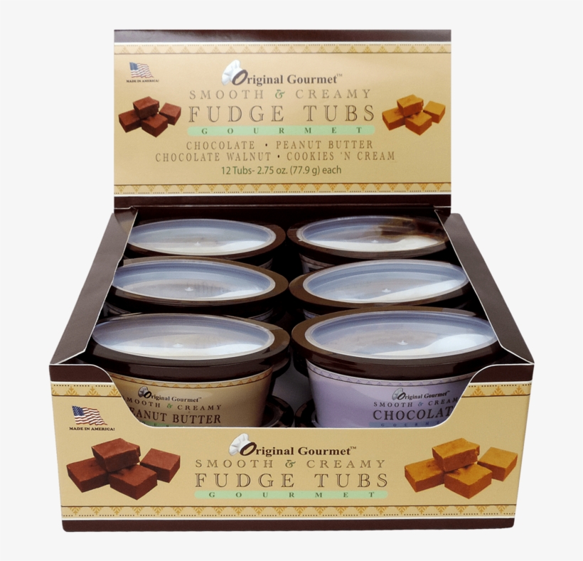 3oz Assorted Single Serve Fudge Tubs - Fudge, transparent png download