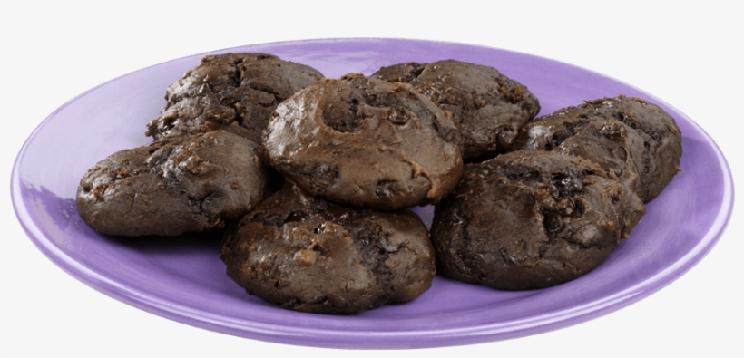 Chocolate Chips - Plate Of Cookies Png, transparent png download