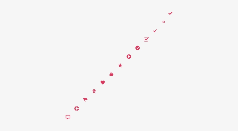 List Styles Red - Pink Overlay Png, transparent png download