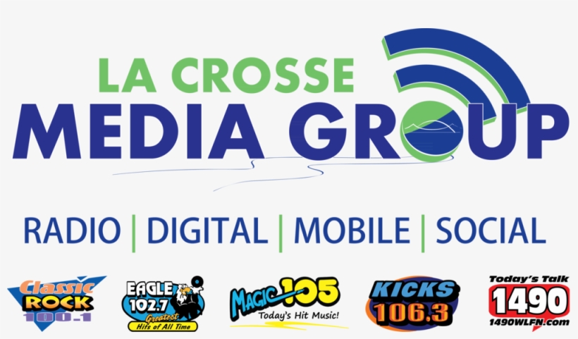 La Crosse Media Group Logo Tag 5 Stations Outlines, transparent png download