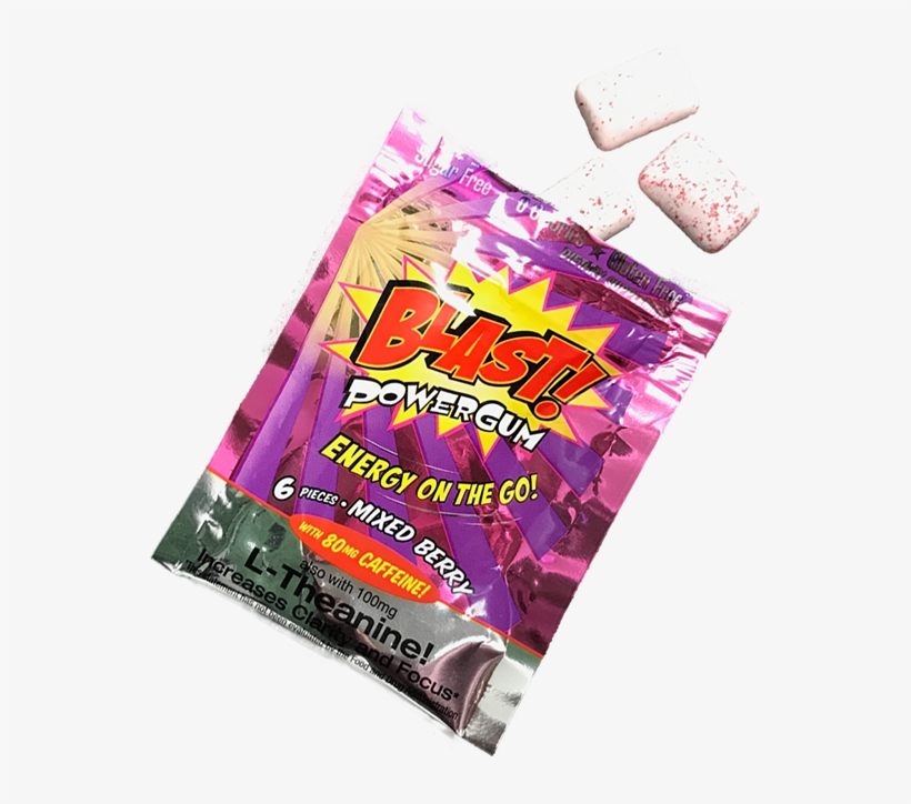 Start The Experience - Blast Power Gum Blast Power Gum Mango Flavor With 80mg, transparent png download