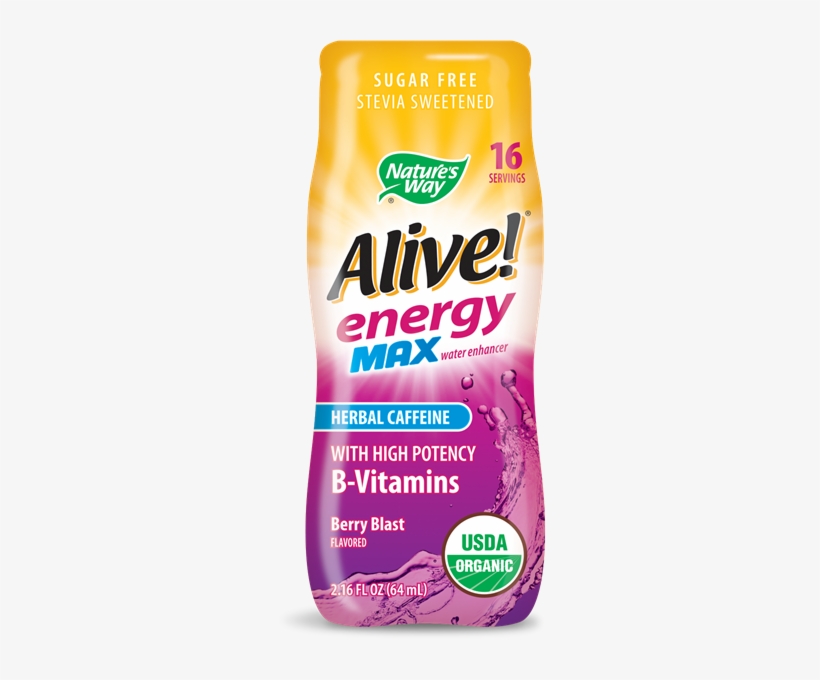 Alive Energy Max Water Enhancer - Nature's Way - Organic Alive Energy Max Water Enhancer, transparent png download