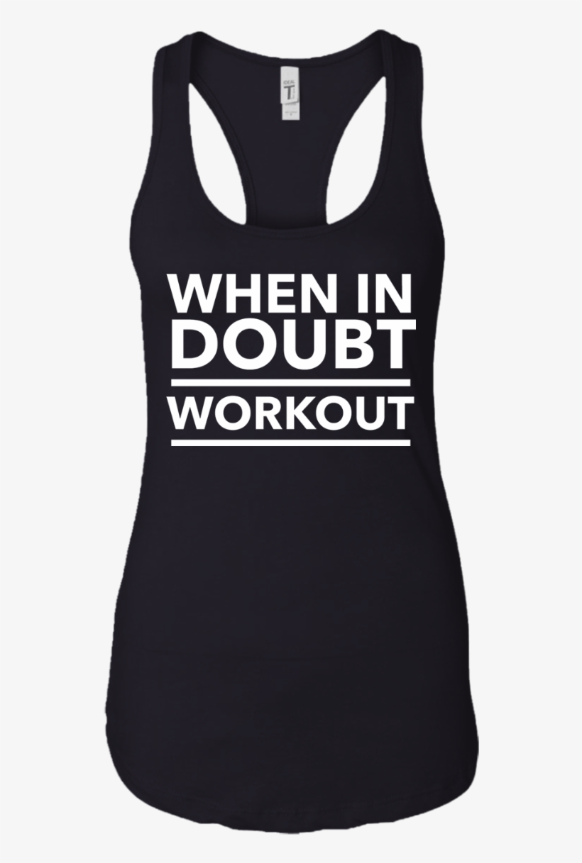 When In Doubt Work Out Tank - Football Shirts Real Women Love Auburn Football T-shirts, transparent png download