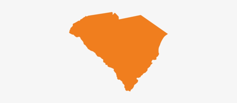 South Carolina Map - South Carolina Shape, transparent png download