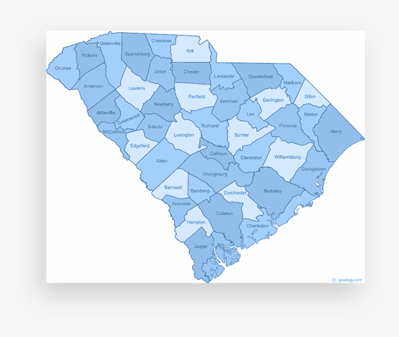 South Carolina Tscm Bug Sweep - Map Of South Carolina, transparent png download