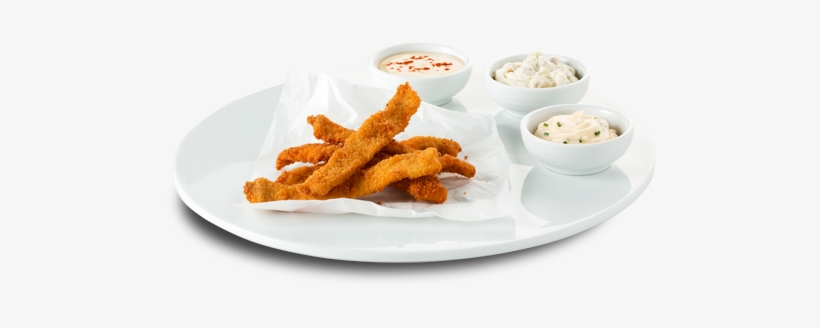 Chicken Tenders With Sauces - Tiras De Pollo Con Salsas, transparent png download