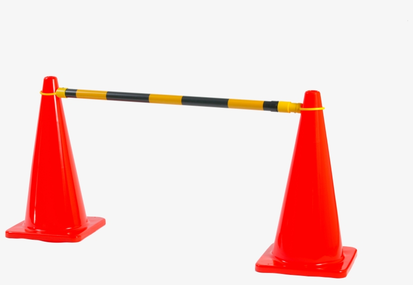 Cone Barrier Bars - Safety Cones And Barriers, transparent png download