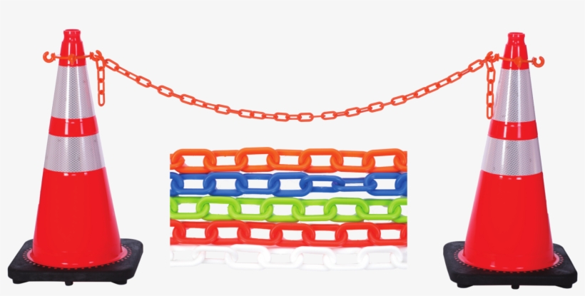 Safety Cone With Chain, transparent png download